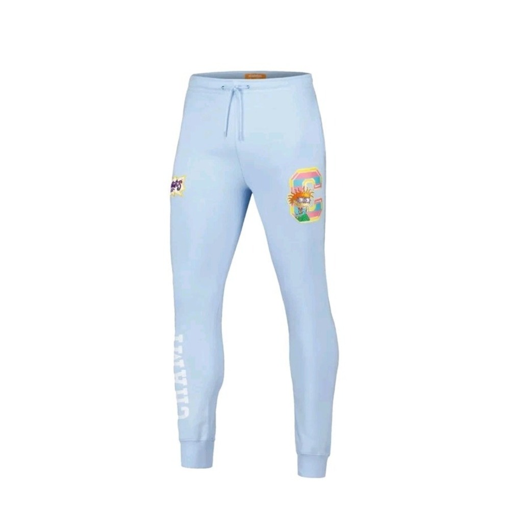 Men's Rugrats Freeze Max Jogger Pants - Blue Size Large